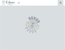 Tablet Screenshot of exbury.co.uk